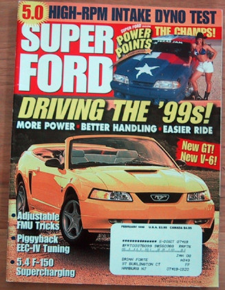 SUPER FORD 1999 FEB - TEXAS JAM, F350R, NEW GT & V-6